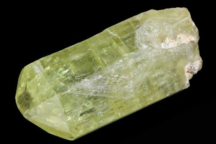 Lustrous Yellow Apatite Crystal - Morocco #82403